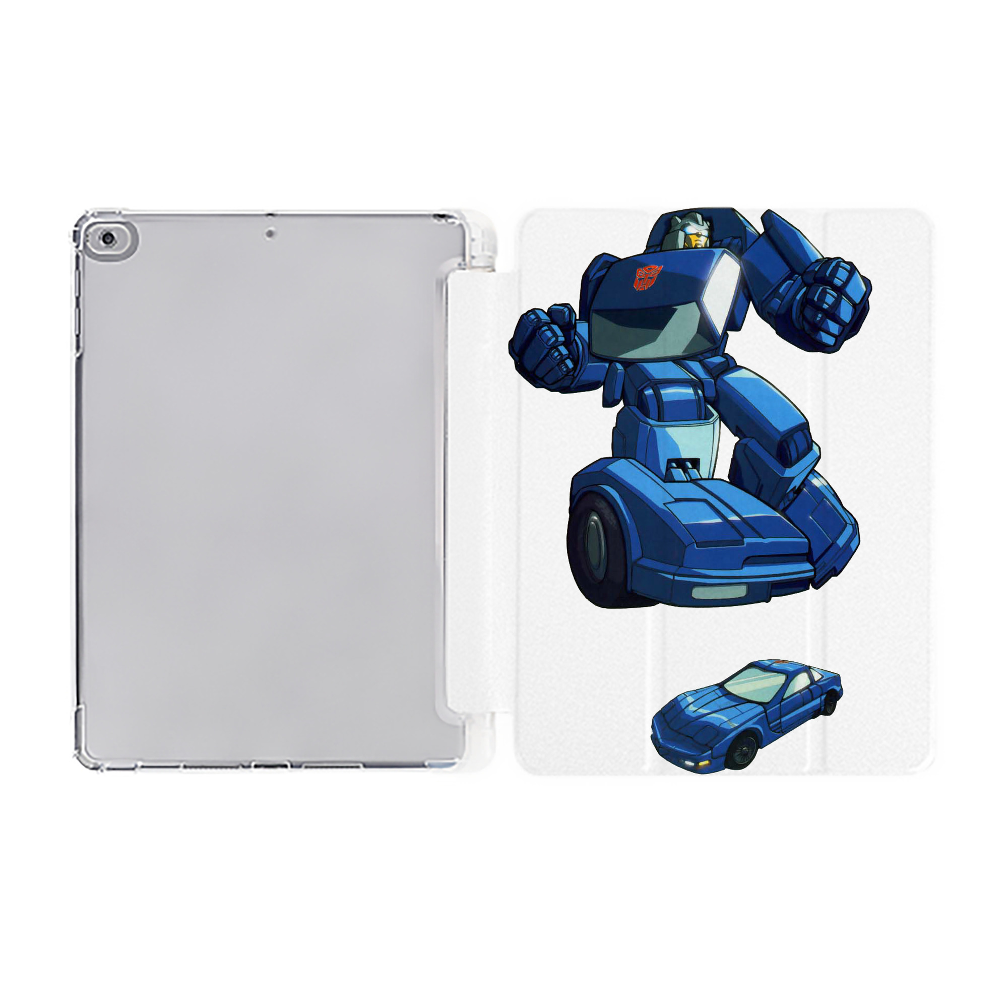 （画像用）  IPad ケース ペン収納付き 三つ折りスタンド PUレザー×シリコン 対応機種9.5/10.5/10.9インチ